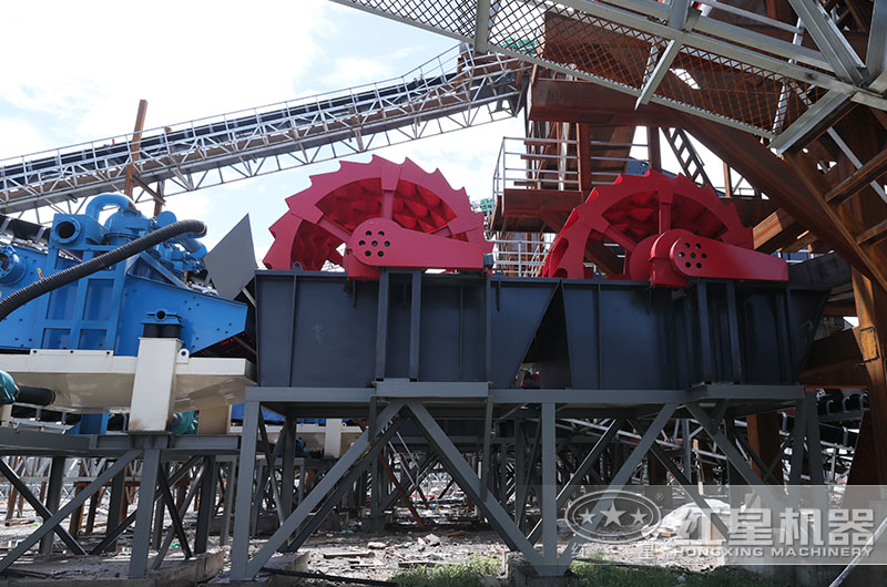 一小時160噸洗沙機(jī)工作現(xiàn)場