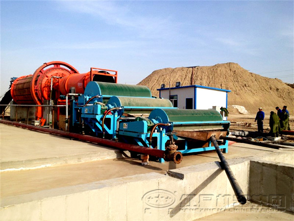 赤鐵礦磁選機(jī)客戶現(xiàn)場