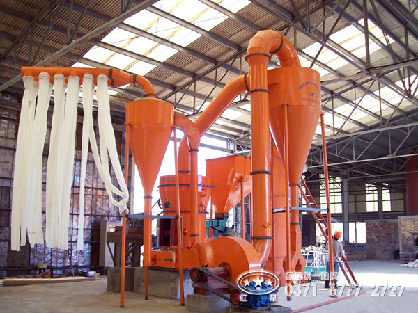 石膏粉磨粉生產(chǎn)線客戶現(xiàn)場(chǎng)