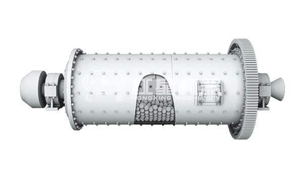 球磨機(jī)工作原理圖 球磨機(jī)工作原理圖