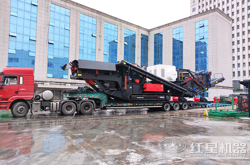 移動履帶碎石機發(fā)貨圖片