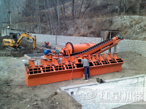 浮選機現(xiàn)場維護圖