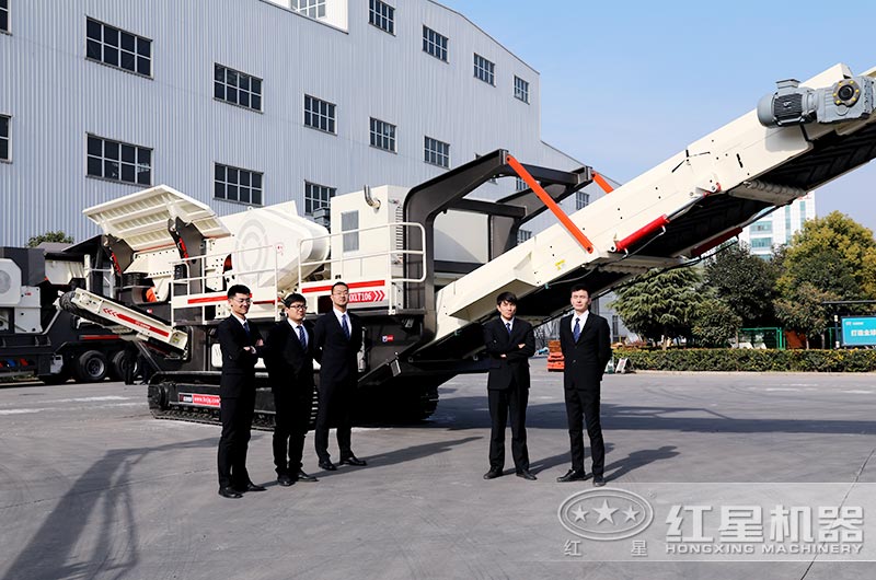 紅星機器客戶到廠參觀試機圖 紅星機器客戶到廠參觀試機圖