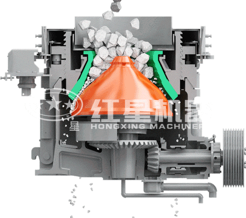 重晶石破碎機動態(tài)原理圖