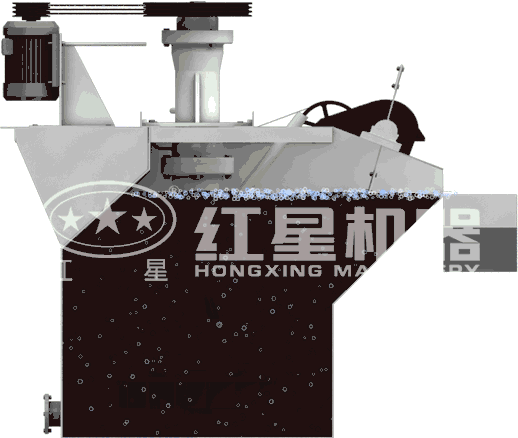鐵礦浮選機動態(tài)工作原理圖