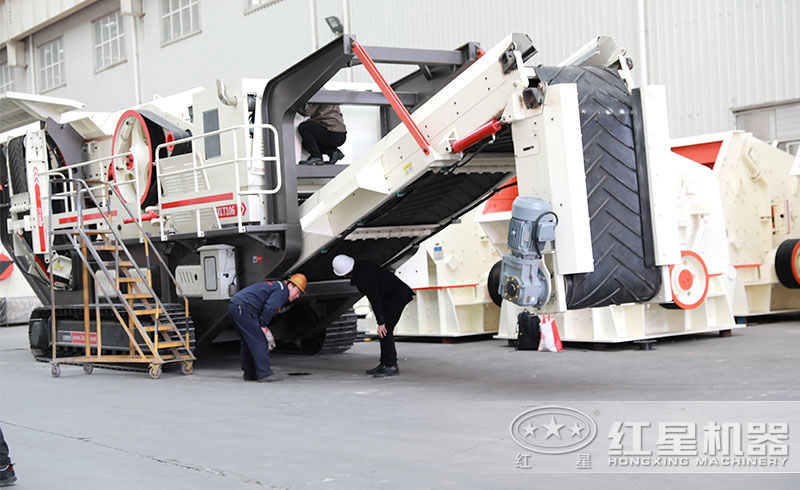 用戶參觀紅星碎石機械 用戶參觀紅星碎石機械