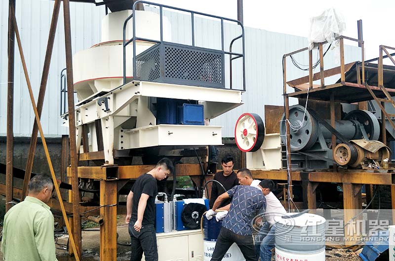 河沙制沙機安裝現(xiàn)場 河沙制沙機安裝現(xiàn)場