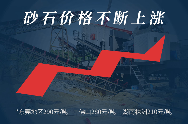 砂石價(jià)格不斷上漲 砂石價(jià)格不斷上漲