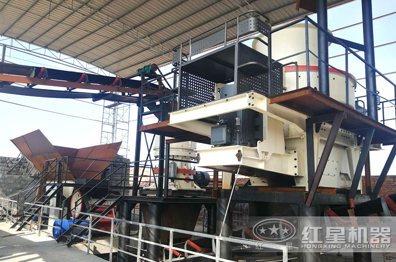 制砂機(jī)生產(chǎn)現(xiàn)場 制砂機(jī)生產(chǎn)現(xiàn)場