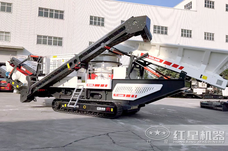 移動破碎機廠區(qū)實拍圖片